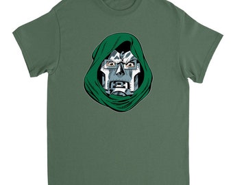 Doctor Doom - Camiseta unisex 100 % algodón, de peso pesado