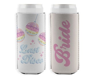 Last Disco Can Cooler, Groovy Bachelorette, Groovy Can Cooler, Disco Party Favors , Groovy Birthday Favors, Last Disco Can Cooler