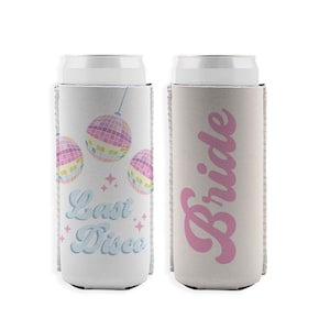 Last Disco Can Cooler, Groovy Bachelorette, Groovy Can Cooler, Disco Party Favors , Groovy Birthday Favors, Last Disco Can Cooler