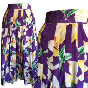 Christian Dior Silk Floral Skirt