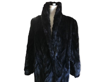 Vintage Black Mink Coat