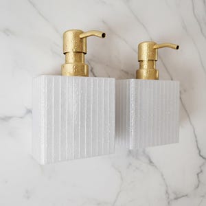 Seifenspender, Shampooflasche, PAROS, kein bohren erforderlich, 1 Stück, retro minimal Design