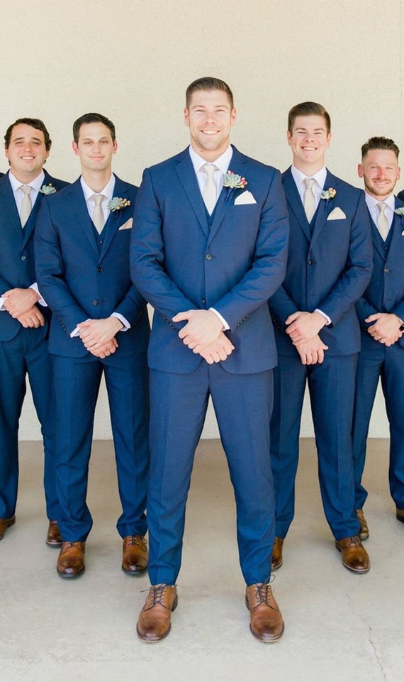 Men Suit 2 Piece, Sky Blue Suits for Men, Slim Fit Suits, Tuxedo Suits,  Dinner Suits, Wedding Groom Suits, Bespoke for Men -  Canada