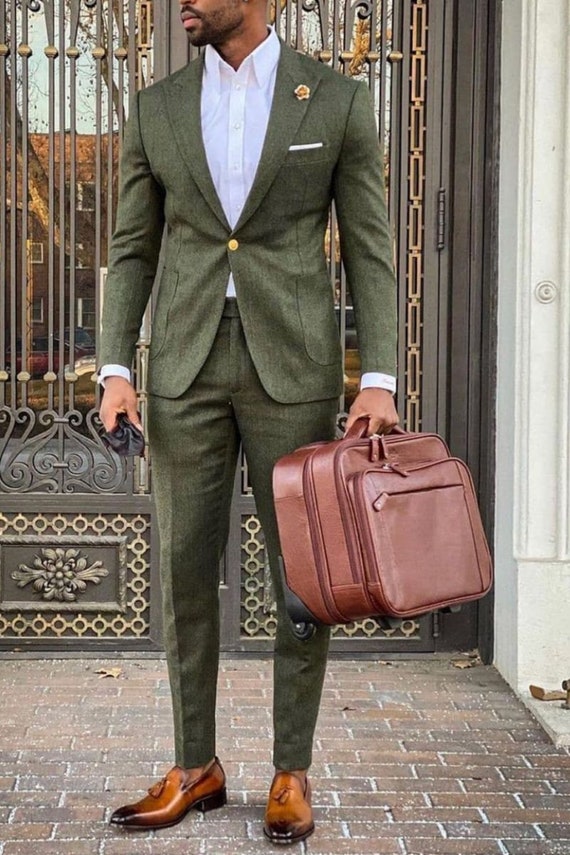 Men Olive Suit Man Green Suit Green Wedding Suit 3piece Groom Suit Bespoke  for Man Wedding Suit for Man Wedding Fashion Suits - Etsy