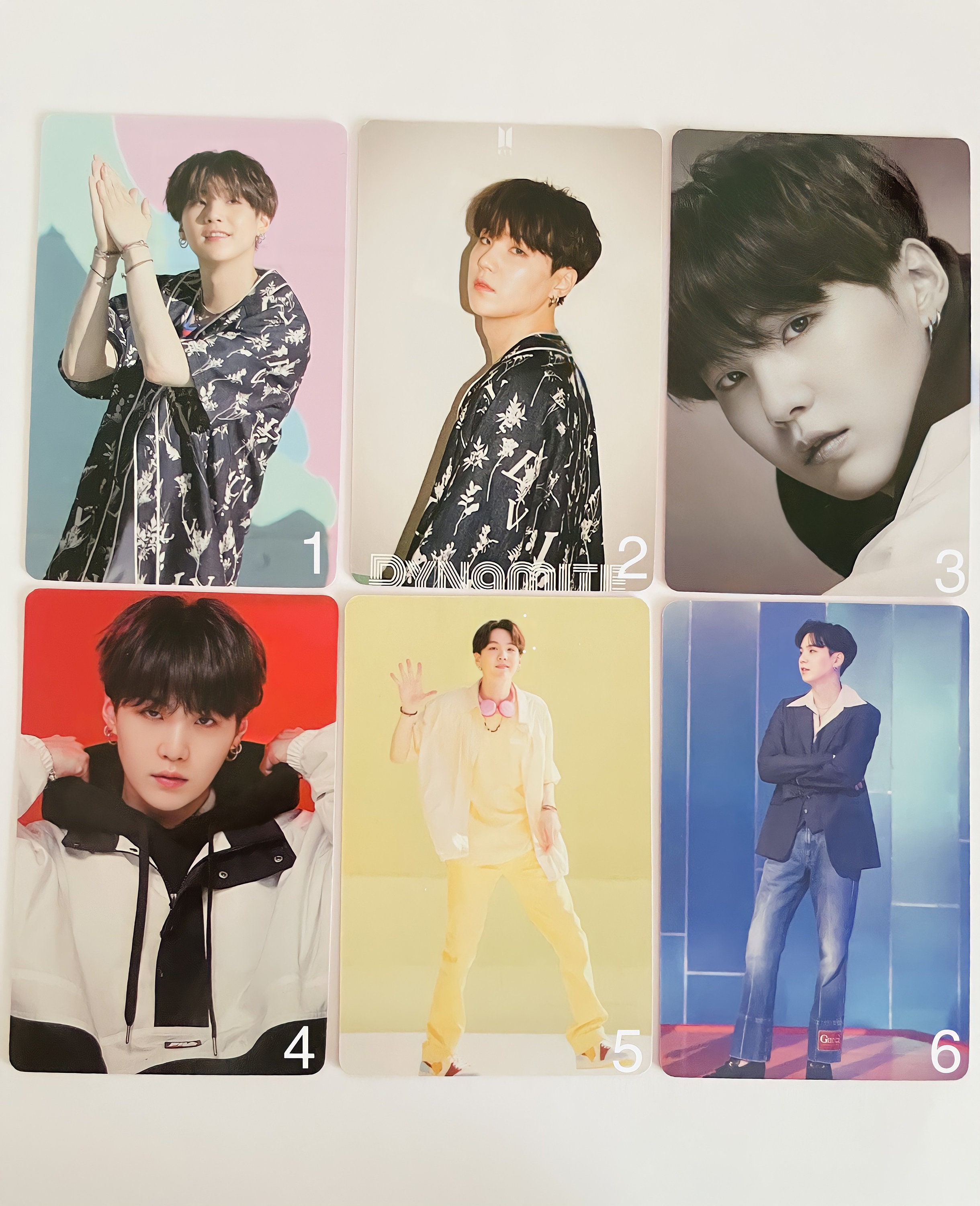 BTS Suga Photocards Etsy