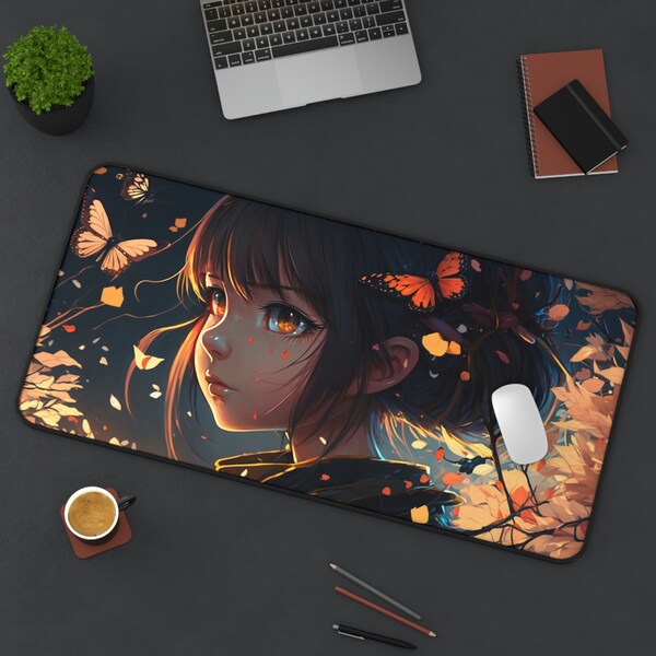 Anime Mouse Pad Girl Etsy