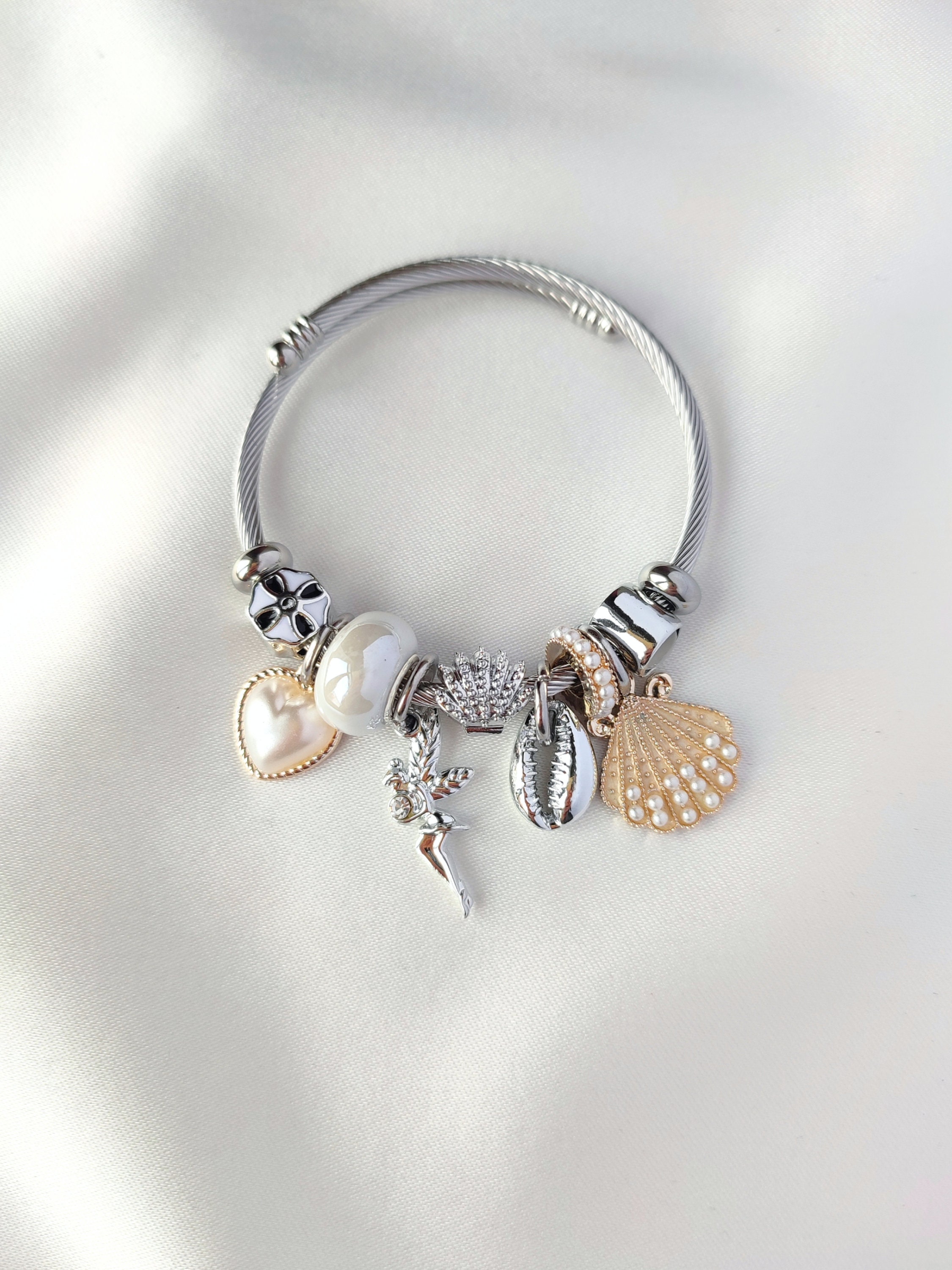 Stainless Pandora Style Bracelet Fairy Charm Colorful - Etsy