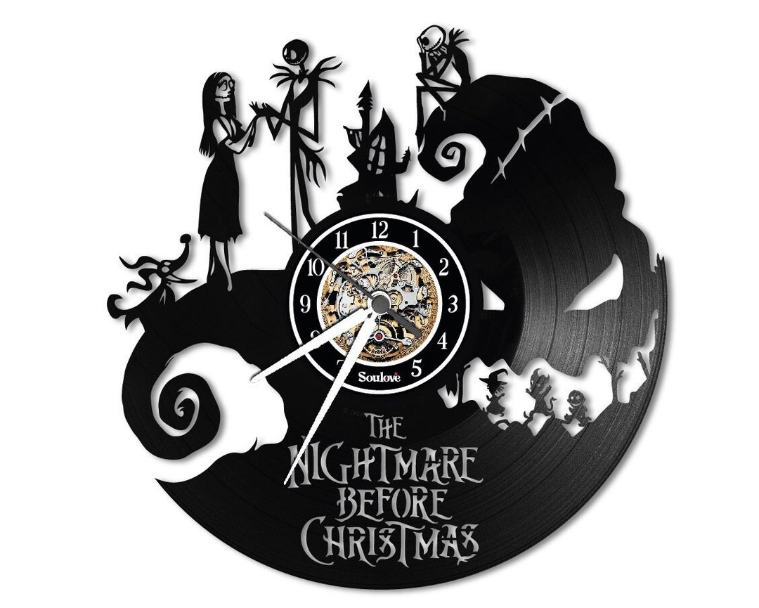 Nightmare Before Christmas Nightmare Before Christmas Clock Etsy