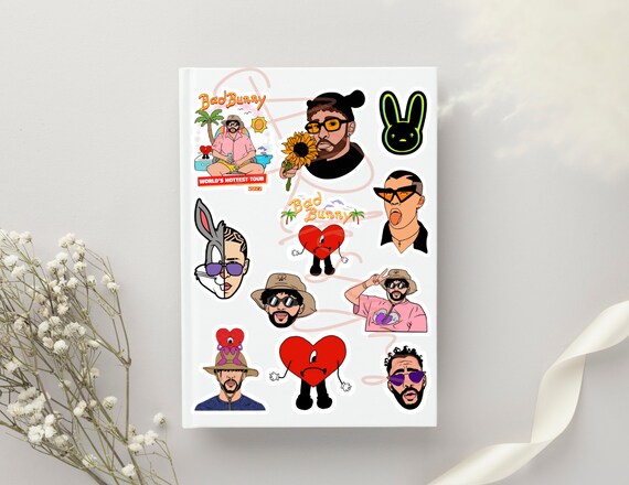 DIGITAL Bad Bunny Sticker Download Cricut Ready Print - Etsy