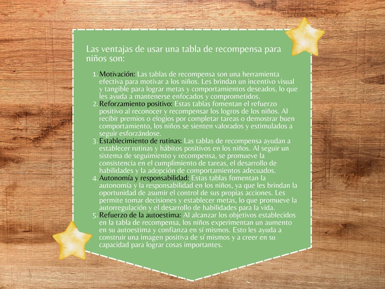 Custom Sticker Chart in Spanish | Tabla De Recompensas Para Niños ...