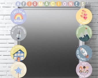 Afirmaciones Positivas Para Niños En Español | Affirmation Station For Kids In Spanish | Tarjetas para la autoestima | Afirmaciones Positiva