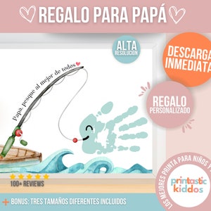 Tarjeta del día del padre, Father's Day Card in Spanish, Spanish Dad Cards, Tarjeta Para Papá, Día del padre gift, Regalos para papá niños