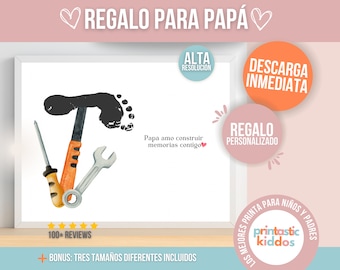Spanish Father's Day Card: Printable Dad Gift for Kids (PDF)