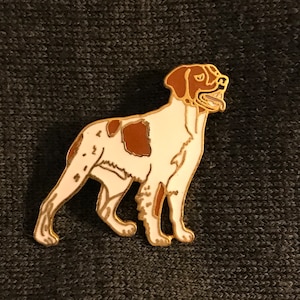 Enamel English Setter pin