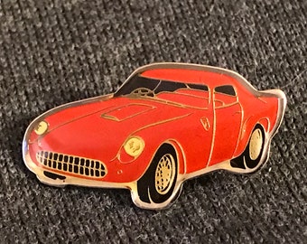 Pin de solapa de coche Ferrari 250 GTO rojo esmaltado clásico