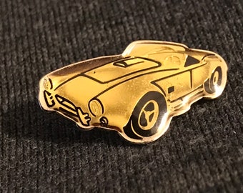 Pin de solapa de coche AC Cobra clásico esmaltado en oro