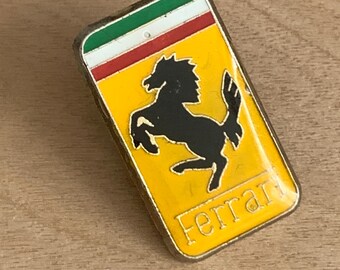 Ferrari Cavallino Prancing Horse Interior Badge Emblem Logo - Gold Tone - Australia