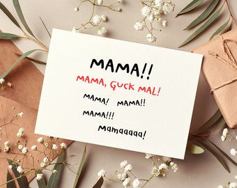 MOM, look! - Postcard for Mother's Day