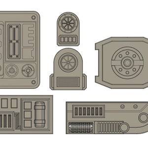 Flat Greebly 3D Files