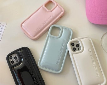 Ssense Accessori Custodie cellulare e tablet Custodie per cellulare Yellow The Puffer iPhone 13 Case