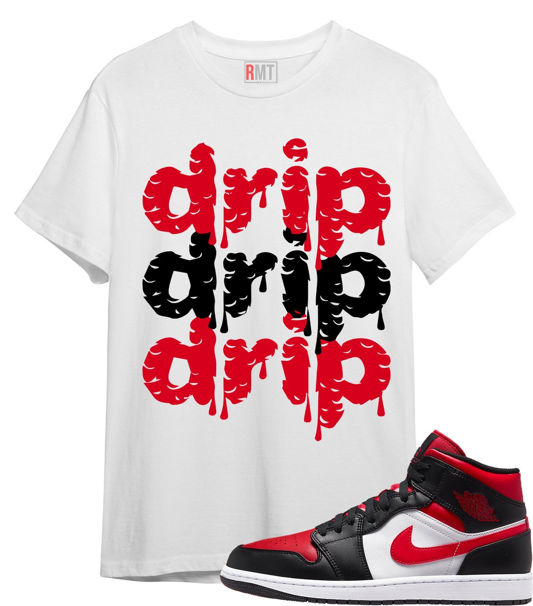 Jordan 1 bred multicolor shirt 2025