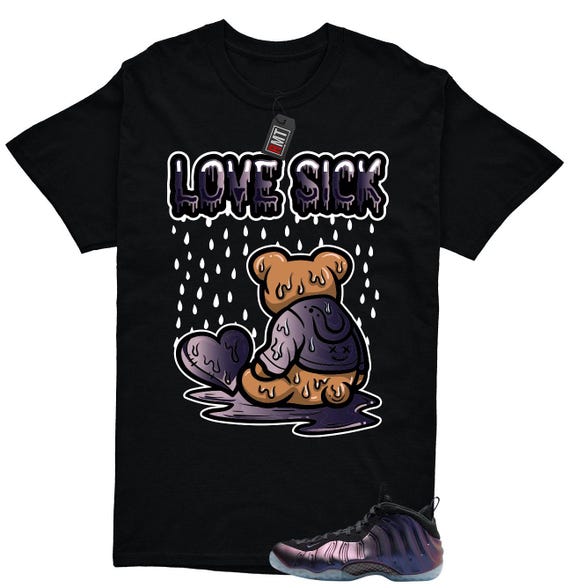 Buy Eggplant Foamposites Matching Shirt Love Sick Sneaker Shirt to Match Foamposite Eggplant Online in India Etsy