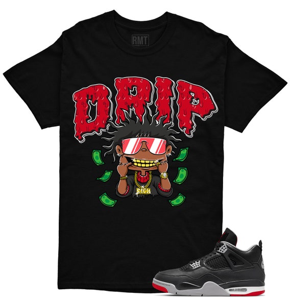 Bred 4 matching shirt sale