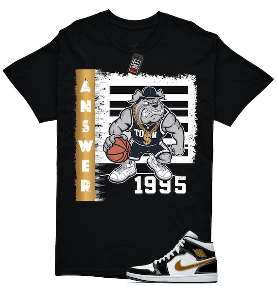 Black white jordan shirt hot sale