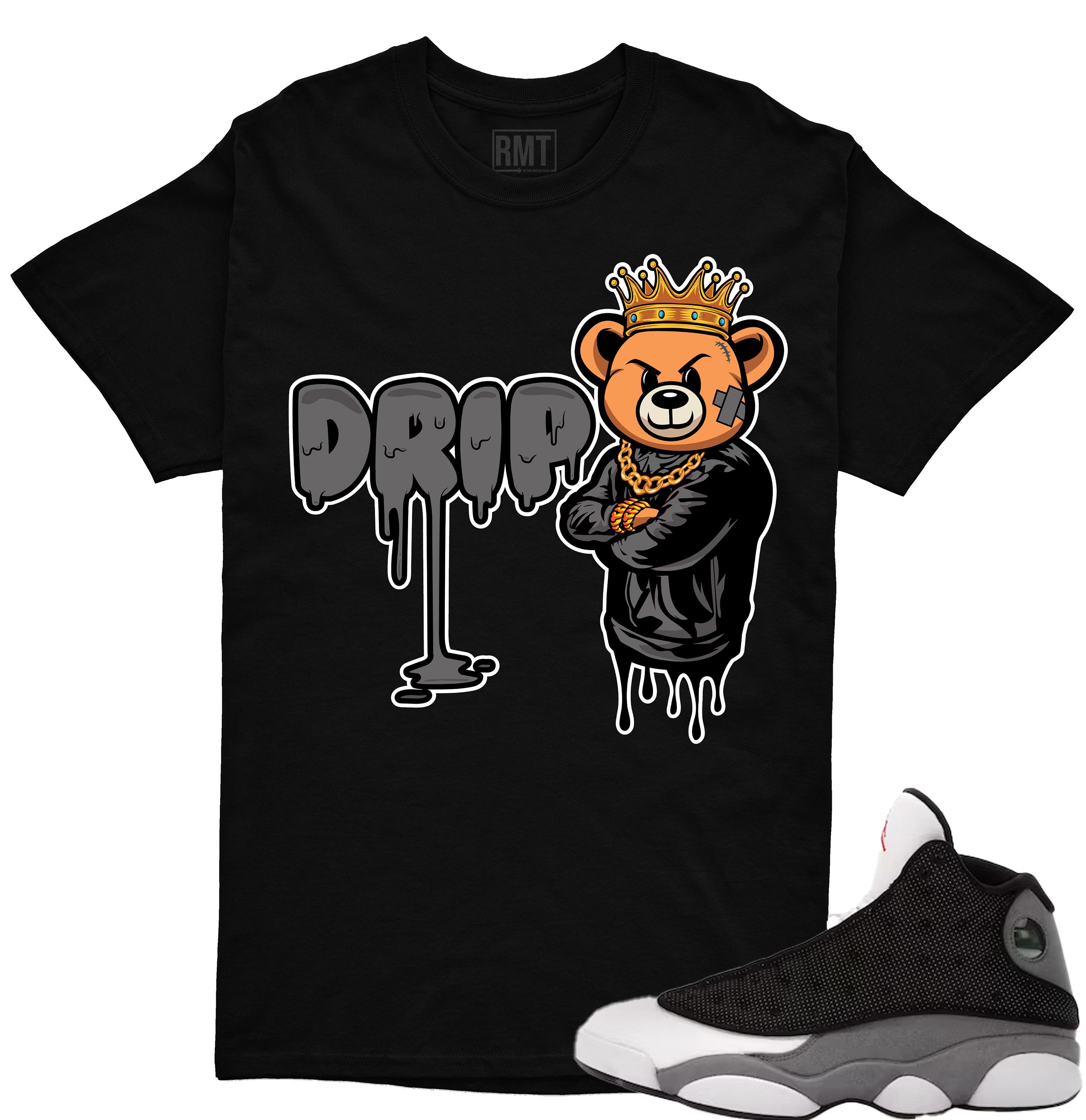 MJ - Jordan 13 Black Flint Match T-Shirt (2)