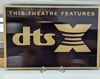 DTS X Home Cinema-bord - geborsteld goud aluminium