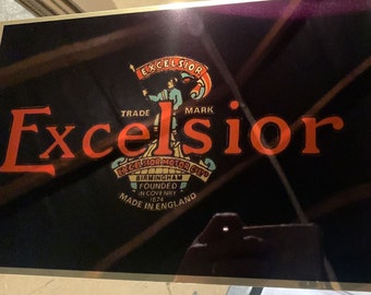 Op maat gemaakt/gepersonaliseerd motorbord in retrostijl