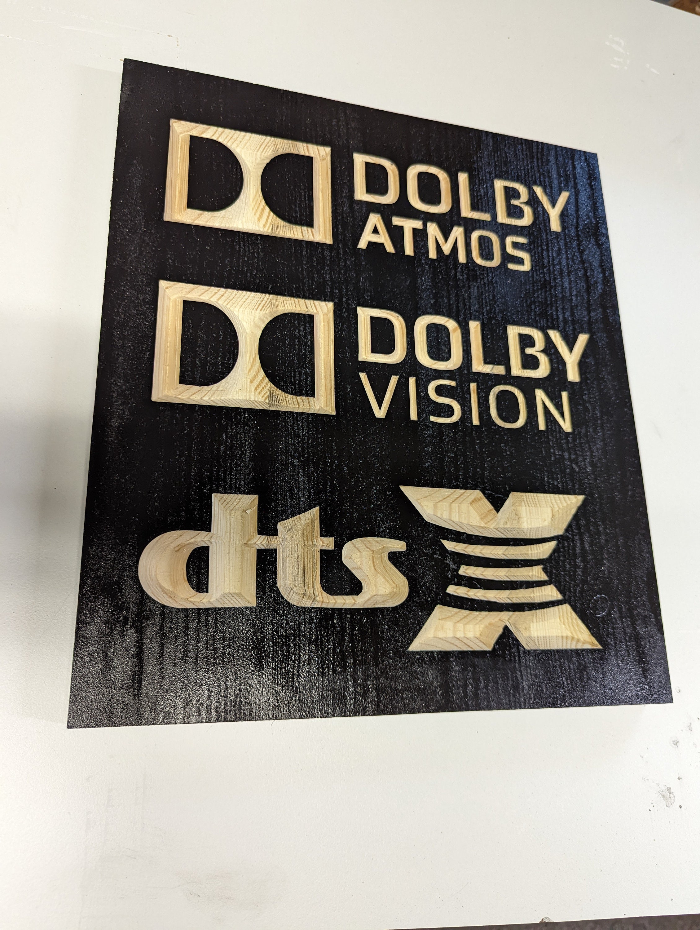 DTS デジタルサラウンド ライト 置き物 ネオンサイン デジタル