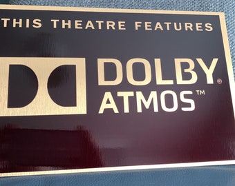 DOLBY ATMOS Home Cinema-bord - geborsteld goud aluminium