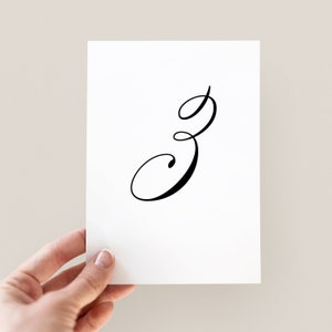 Bordnummer &quot;Anette&quot; 105 x 148 mm (A6), Designmal, Digital Fil, Redigerbar i Canva, Printbart Bordnummer, Bryllup