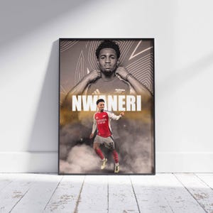 Ethan Nwaneri Arsenal-poster: Premier League-voetbalafdruk