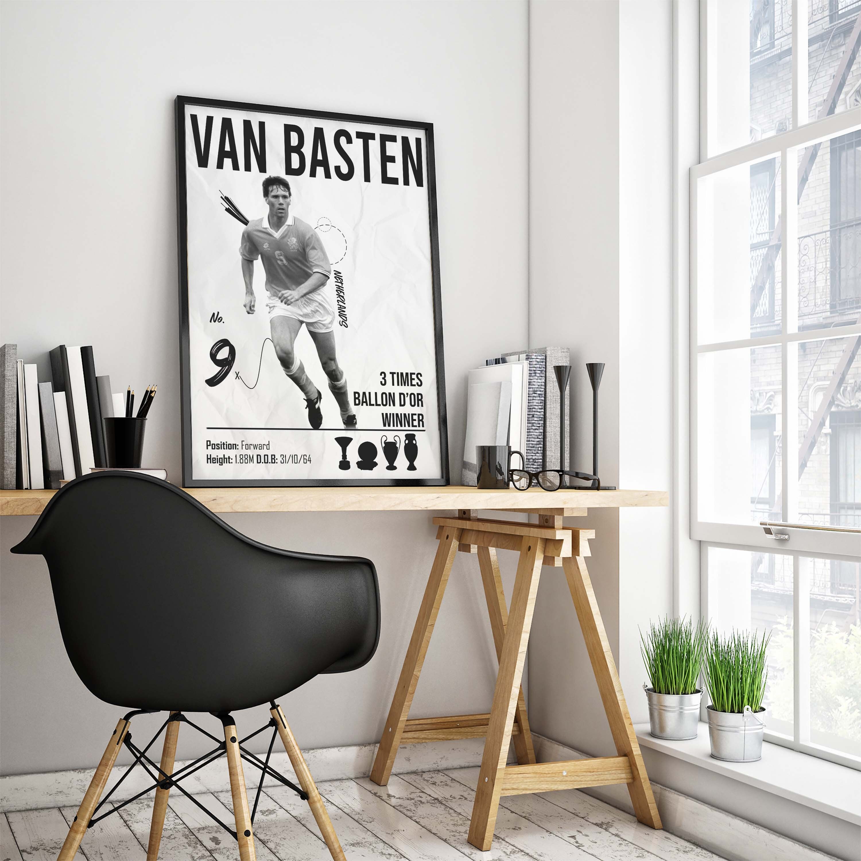 Marco Van Basten and the top 10 of the 1988 Ballon d'Or Marco Van Basten and the top 10 of the 1988 Ballon d'Or