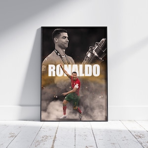 Cristiano Ronaldo Portugal Poster: Vibrant Football Art Print