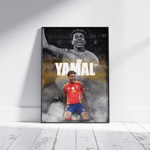 Lamine Yamal Poster: FC Barcelona & Spain Football Art