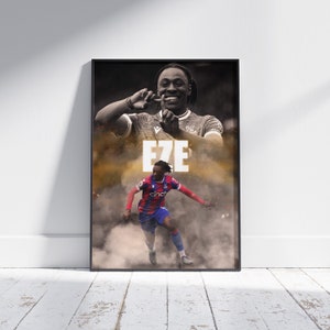 Eberechi Eze Crystal Palace Art Print: Football Poster Gift
