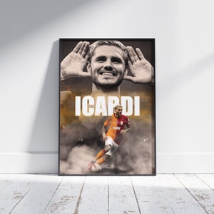 Mauro Icardi Galatasaray Poster: Football Art Print