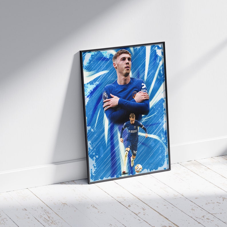 Cole Palmer Chelsea FC Poster: Football Fan Gift (digital Download ...
