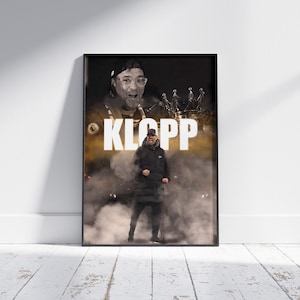 Jurgen Klopp Liverpool FC Poster: Vibrant Football Art Print