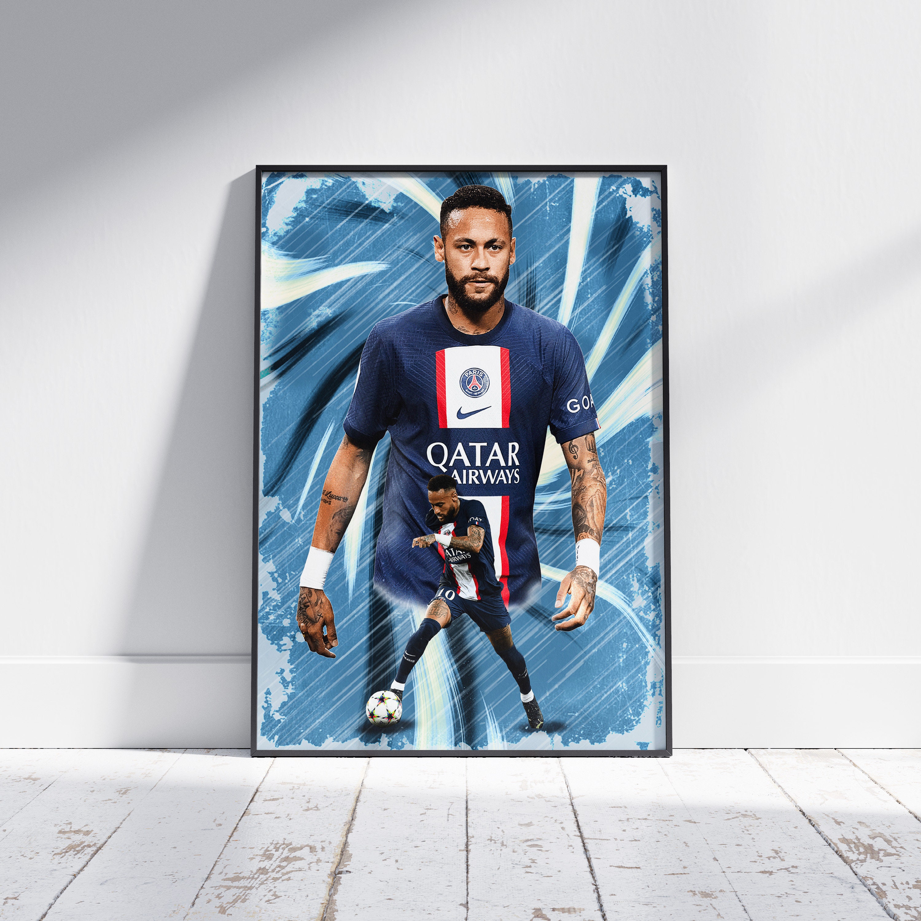 Poster PSG - Neymar 17/18 | Wall Art, Gifts & Merchandise | Europosters