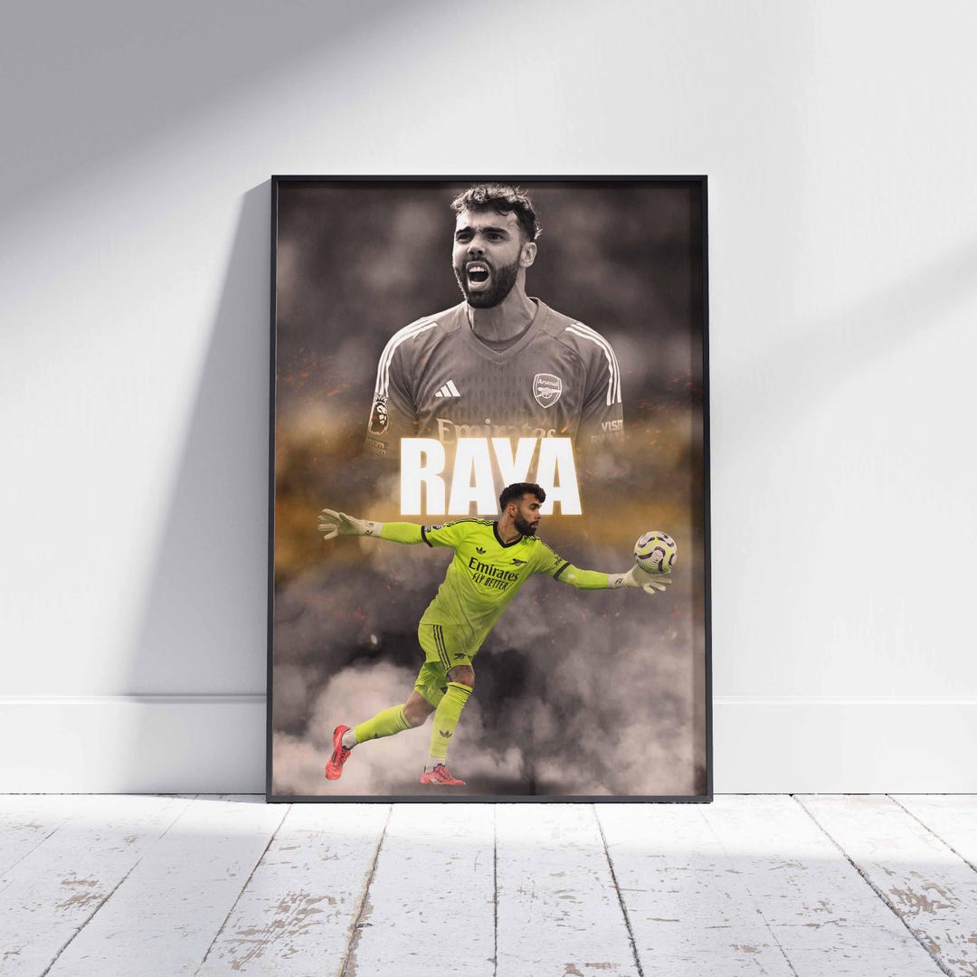 David Raya Arsenal Poster: Football Art Print - Etsy