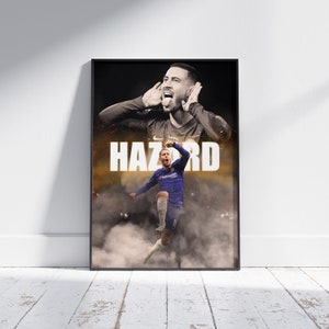Eden Hazard Chelsea FC Poster: Football Art Print