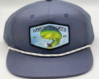 Navy Rope Hat w/ Mahi Patch
