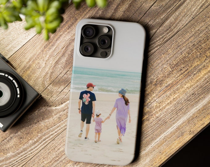 Schlanke Telefonhüllen Personalisiertes Bild Handyhülle Foto Design iPhone Hülle Personalisiertes Foto Galaxy case Personalisiertes Foto Personalisierte Handyhülle mit Foto