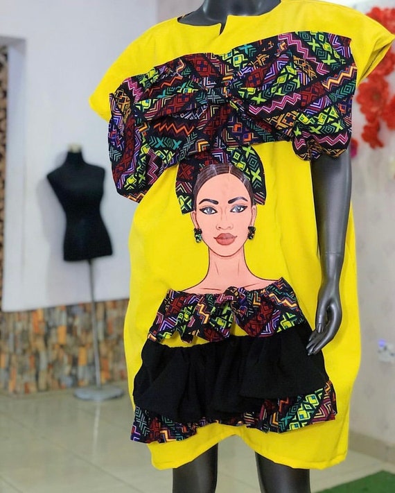 Women's Tribal T-Shirt Dress