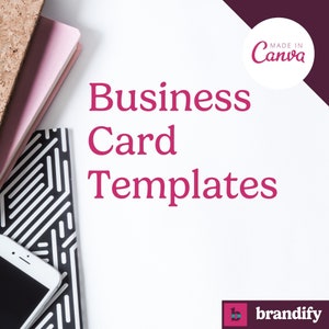 Business Cards, Business Card Template Canva, Business Card Design, Business Card Instant Download, Business Card Designs Canva, Professiona
