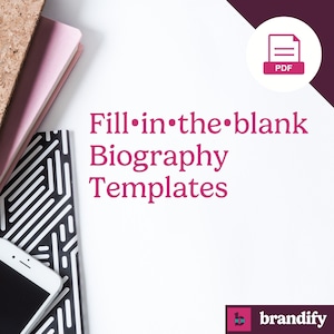 Professional Bio Template, LinkedIn Summary Template, Biography, Short Bio, Website Bio Template, Linkedin Bio, Biography Template, About Me